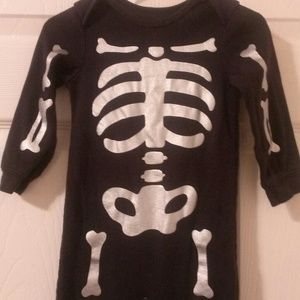 Carters 12 month Skeleton Bodysuit